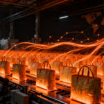Startup Yangzhu Technology liderando la producción masiva de bolsas biodegradables de bambú para logística sostenible.