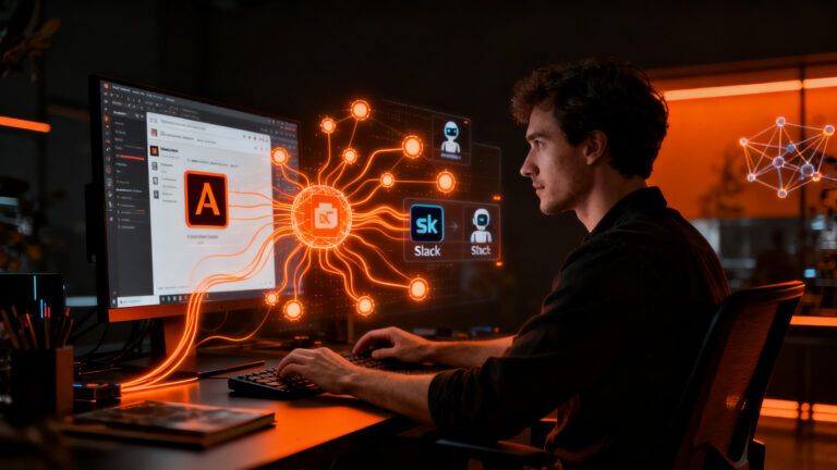 Integración de Adobe y Slack mediante MCP, optimizando la automatización creativa y agentes IA en startups.