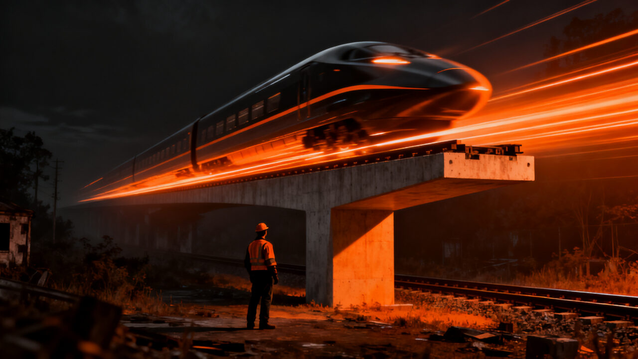 El tren de alta velocidad Aerotrain de Francia, un ícono de la innovación tecnológica olvidada y el transporte futurista de levitación.