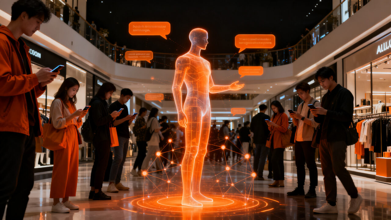 Agente de IA Gavi en el centro comercial La Gavia, optimizando la experiencia retail mediante tecnología conversacional.