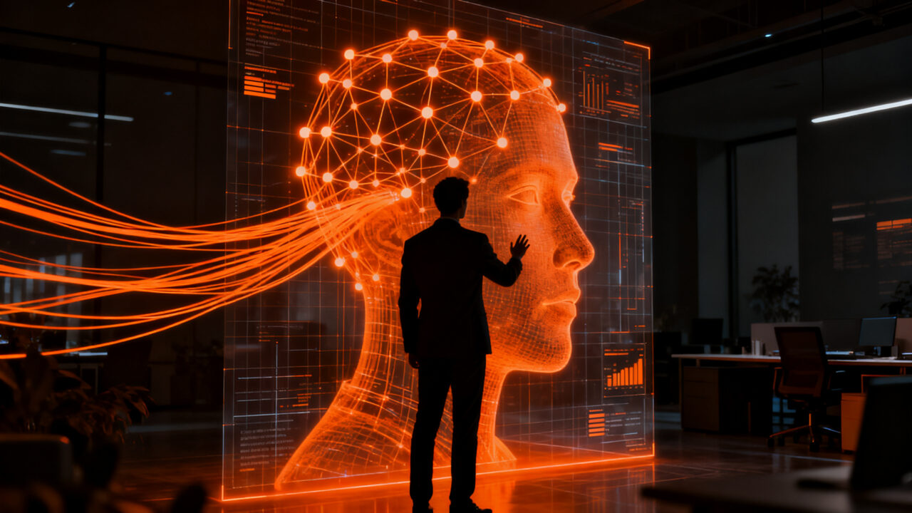Agentes de IA automatizando atención al cliente en empresas de LATAM, representando la evolución tecnológica y la experiencia del usuario.