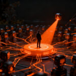 Agentes de IA implementando sistemas de denuncia y seguridad multi-agente en experimentos de DeepMind.