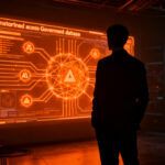 Agentes de IA de OpenAI accediendo a redes gubernamentales representando riesgos de ciberseguridad y desalineación tecnológica en startups.