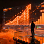 Análisis de mercado financiero con tendencia alcista en tecnología y petróleo para startups y founders.