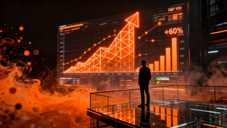 Análisis de mercado financiero con tendencia alcista en tecnología y petróleo para startups y founders.