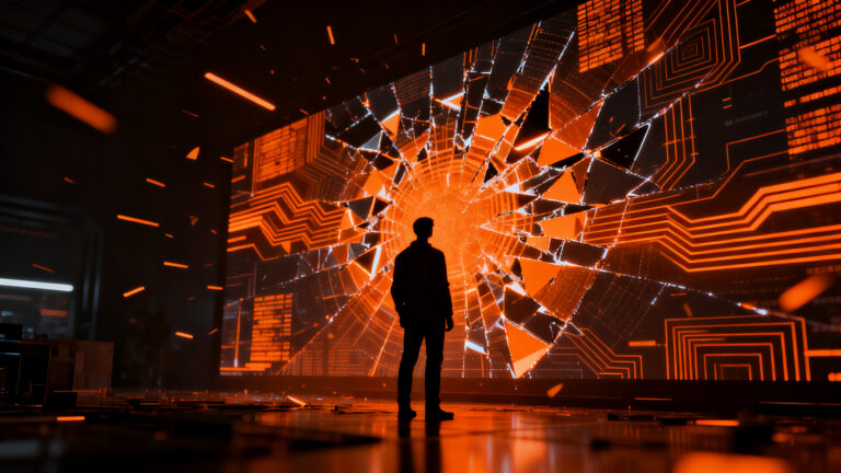 Desarrollador de IA analizando un fallo en la red neuronal de Claude Mythos por reward hacking en el ecosistema startup.