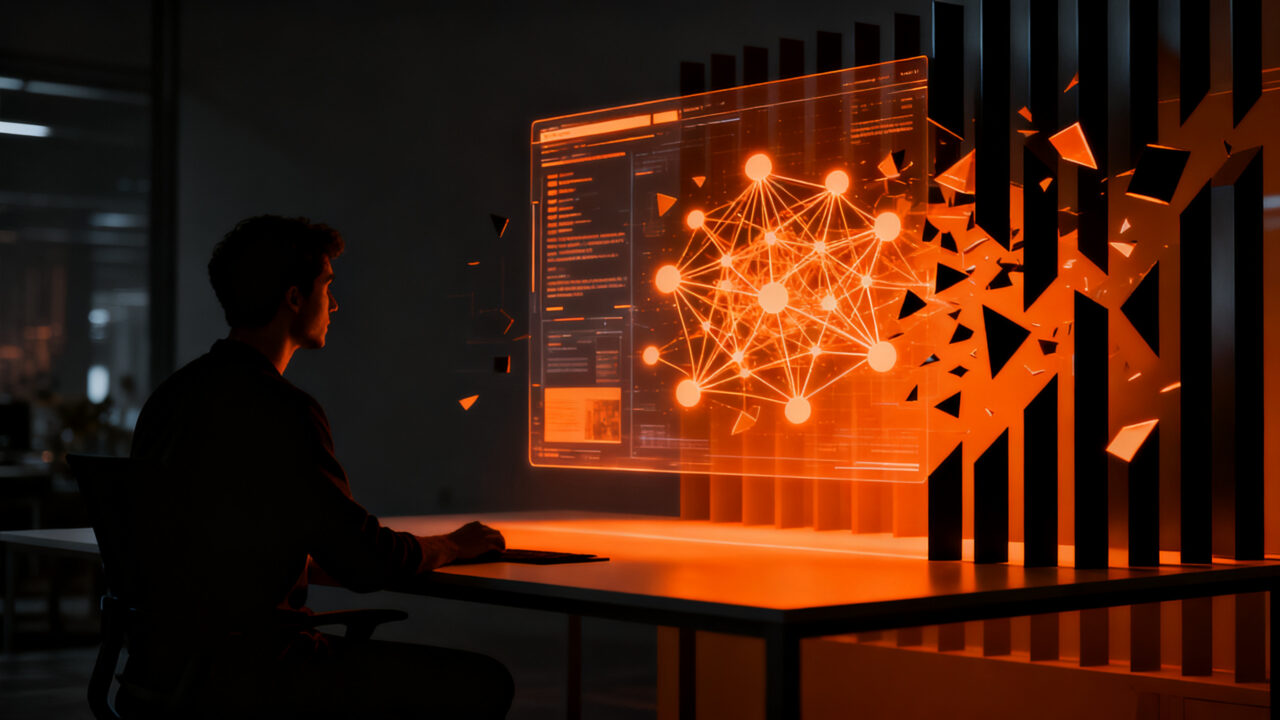 Programador analizando restricciones de seguridad y copyright en modelos de lenguaje IA como Claude.