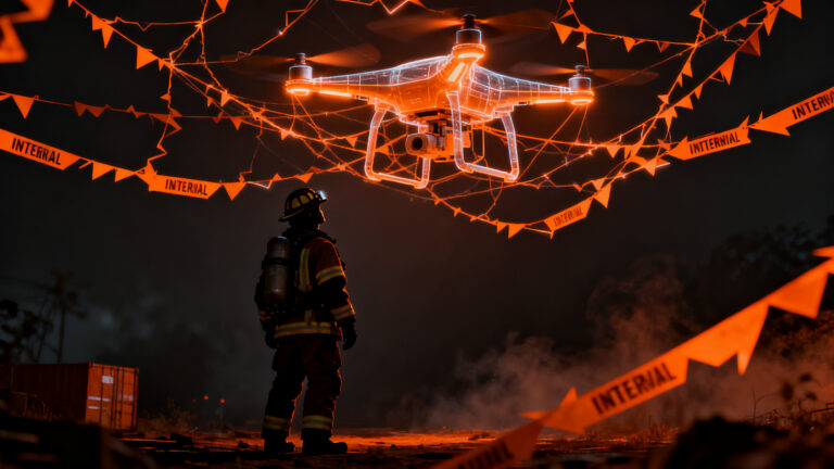 Impacto de aranceles a drones en equipos de seguridad pública y bomberos en Estados Unidos.