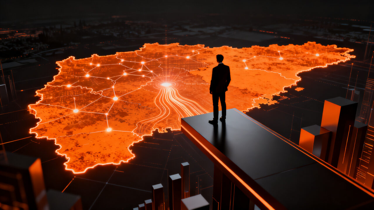 Startup Arkaiu Systems representando la innovación tecnológica en la final del Andalucía Roadshow 2026.