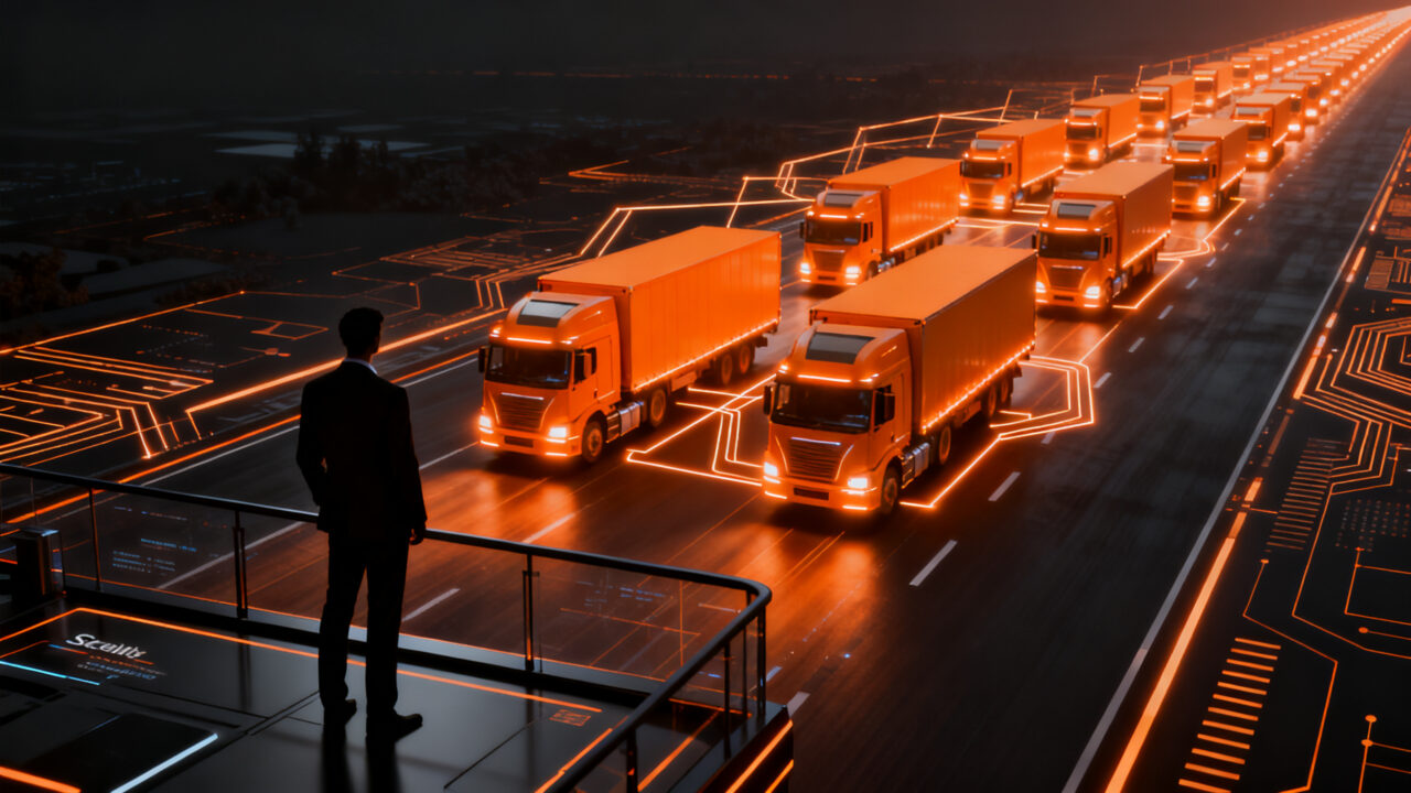 Camiones autónomos de Aurora Innovation liderando la transformación logística mediante el modelo Driver-as-a-Service en el mercado freight tech.