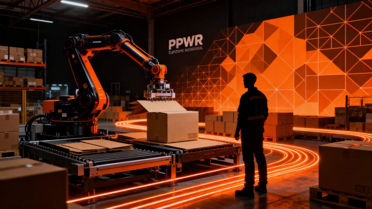 Automatización de almacenes mediante la integración de packaging sostenible de Element Logic y Ranpak.