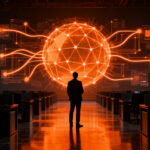 Impacto de la automatización e IA en el sector de externalización (BPO) en India, reflejando el cambio hacia la productividad digital.