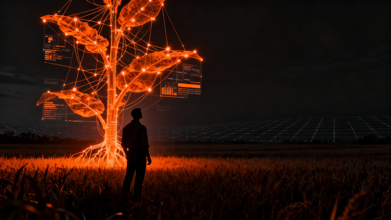 Innovación tecnológica en agro: representación de IA y edición génica en cultivos agrícolas.