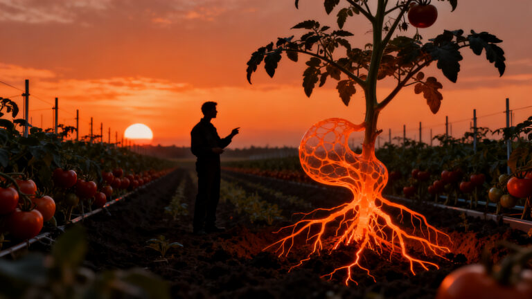 Startup chilena Botanitec escala tecnología de bioestimulantes en campos de tomate industrial de Carozzi.