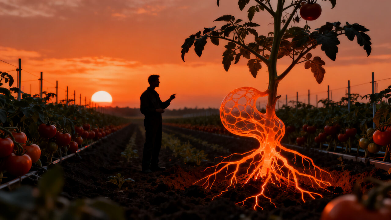 Startup chilena Botanitec escala tecnología de bioestimulantes en campos de tomate industrial de Carozzi.