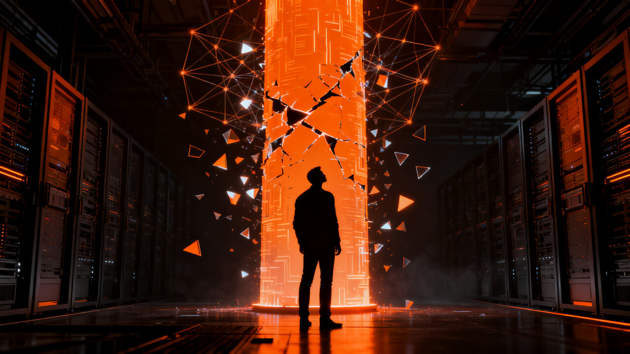 Caída global de sistemas de IA debido a fallo en centro de datos, analizando los riesgos de dependencia tecnológica y concentración de cómputo para startups.