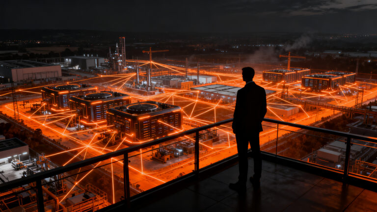 Inversión masiva en tecnología e industria en Francia, representando el impacto de Choose France 2026 y la IA.