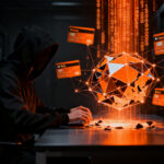 Ciberataque de agentes de IA contra datos financieros, simbolizando la vulnerabilidad de startups ante amenazas autónomas.