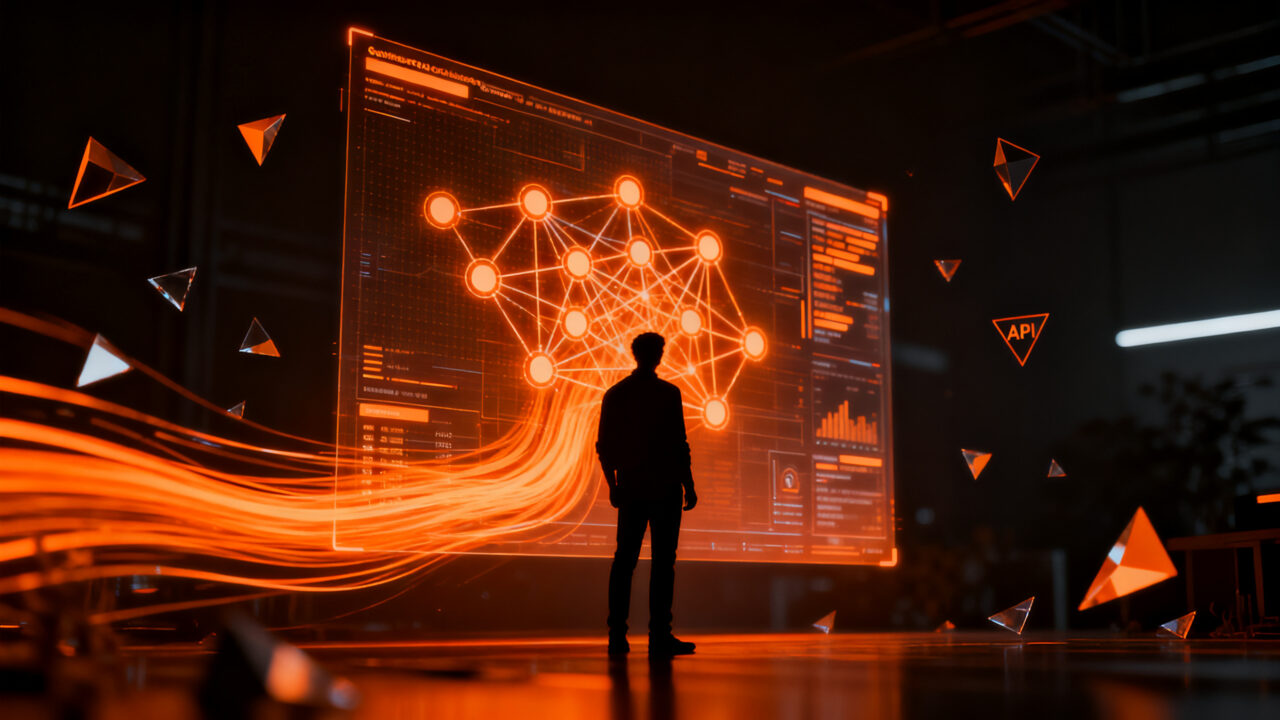 Representación visual de la integración de Claude Opus 5.5 en Vercel AI Gateway, simbolizando la evolución y velocidad de los agentes de IA.