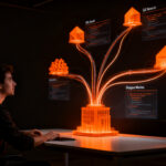 Desarrollador trabajando en entornos aislados con Cloudflare Worker Previews para testeo de software.