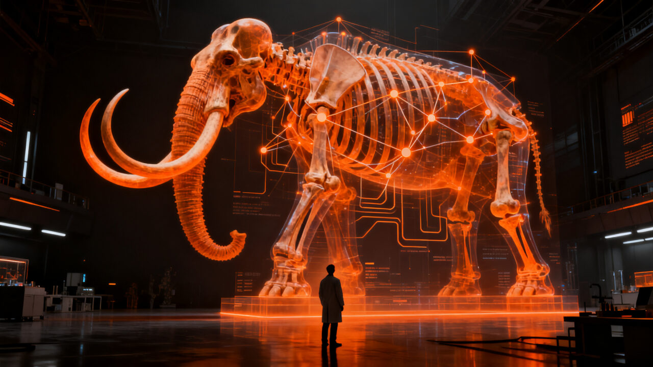 Startup Colossal Biosciences utiliza inteligencia artificial y biotecnología avanzada para la desextinción del mamut.