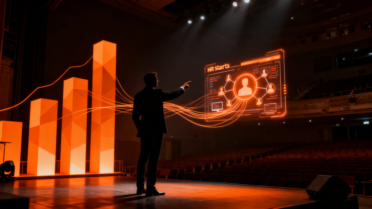 Mentora de la aceleradora Conector guiando a una startup de HR Tech en el marco de la HR Startup Competition 2026.