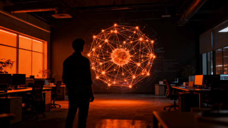 Interior del coworking Constellation en Berkeley, centro de investigación sobre seguridad y alineación de IA frente al riesgo existencial.