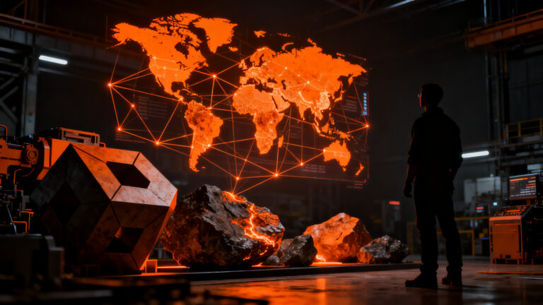 Impacto geopolítico de las tierras raras chinas en la cadena de suministro de hardware y startups deeptech.