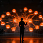 Agentes de inteligencia artificial automatizando la gestión de agencias de viajes, representando la eficiencia operativa en el sector turismo.