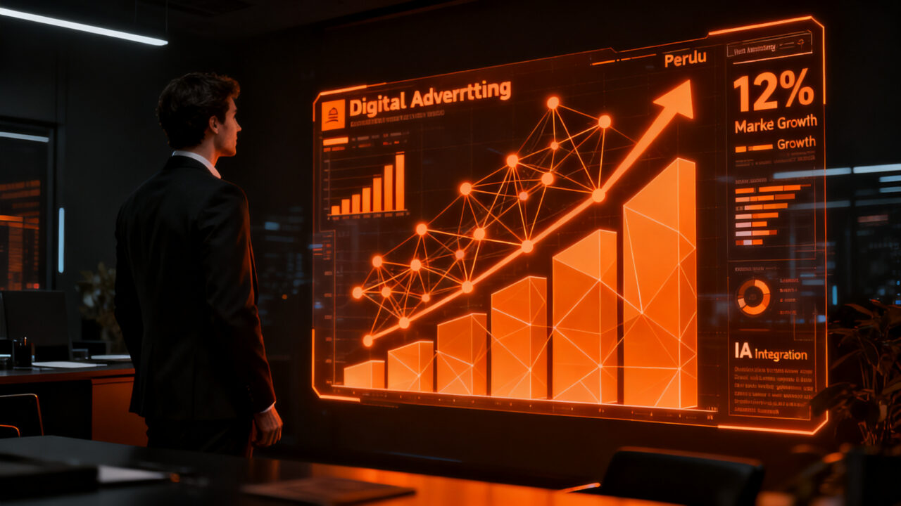 Crecimiento de la inversión en publicidad digital en Perú y el uso estratégico de IA en marketing.