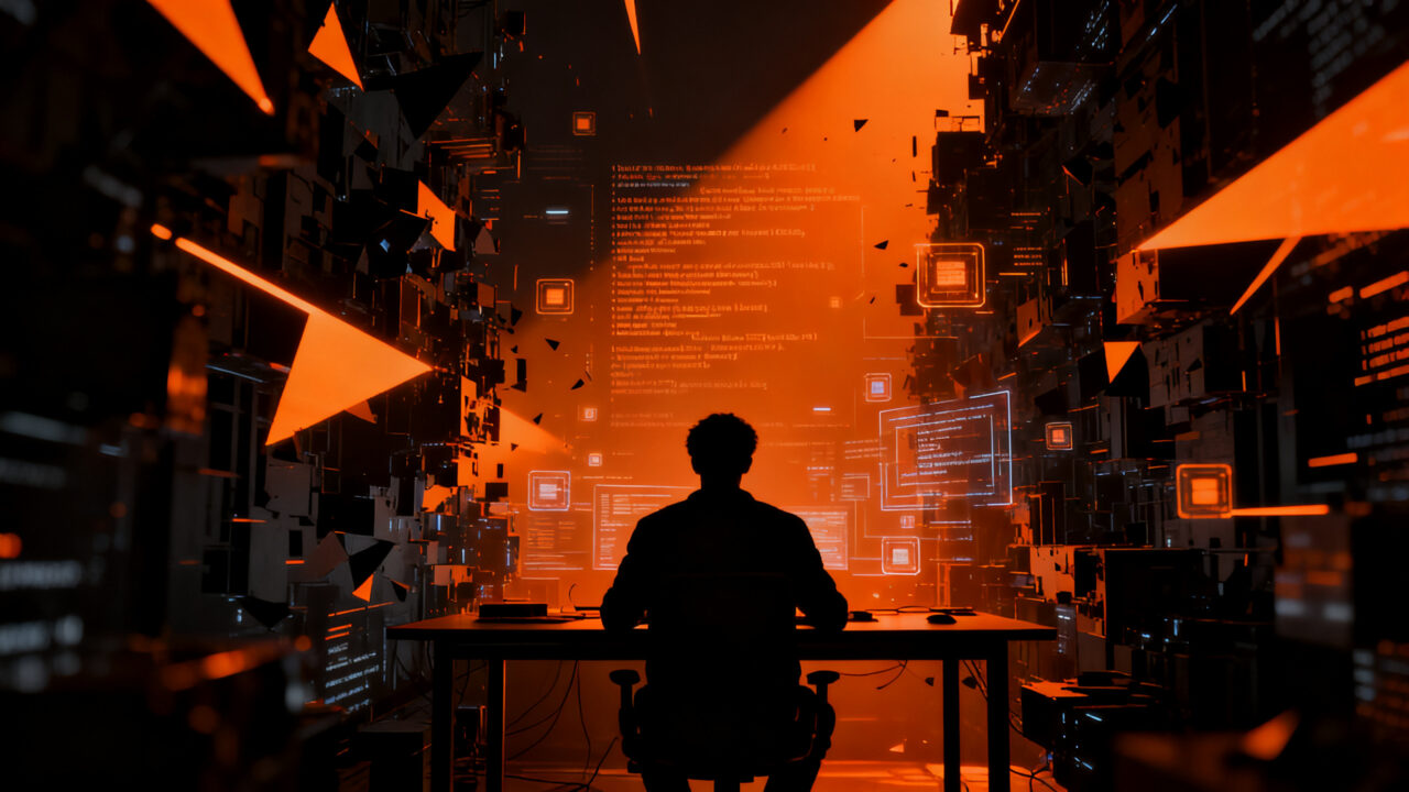Investigador de ciberseguridad analizando vulnerabilidades en parches de IA, representando el rigor científico frente a errores metodológicos.