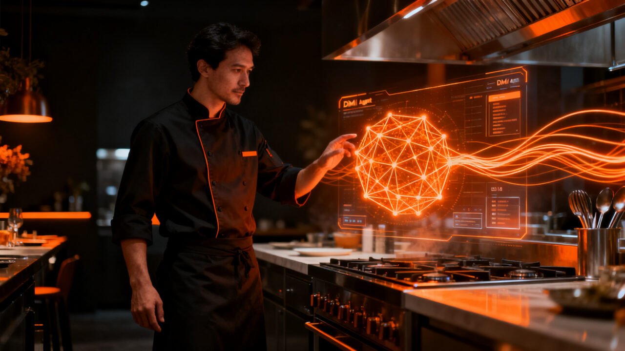 Agente de IA DiMi de DiDi Food automatizando la gestión de restaurantes para pymes en México.
