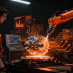 Automatización industrial y digitalización en el sector del metalworking, reflejando las tendencias de la feria AMB 2026.