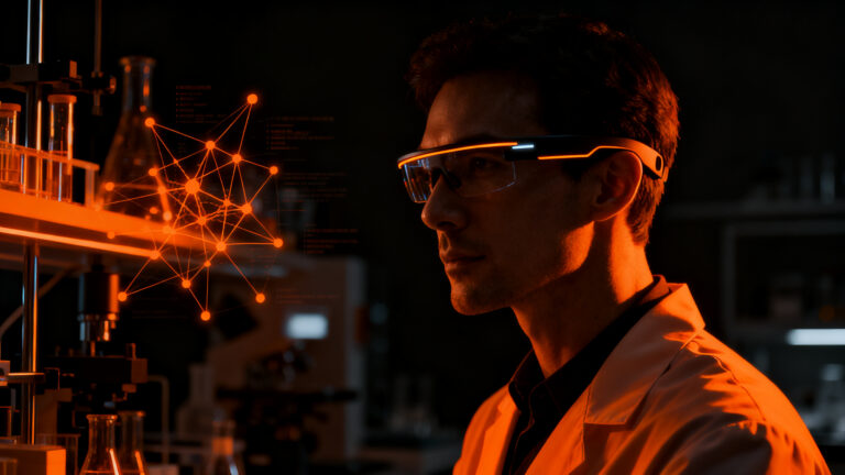 Startup española Dimenso utiliza gafas inteligentes con IA para automatizar laboratorios farmacéuticos, impulsada por inversión de Draper B1.