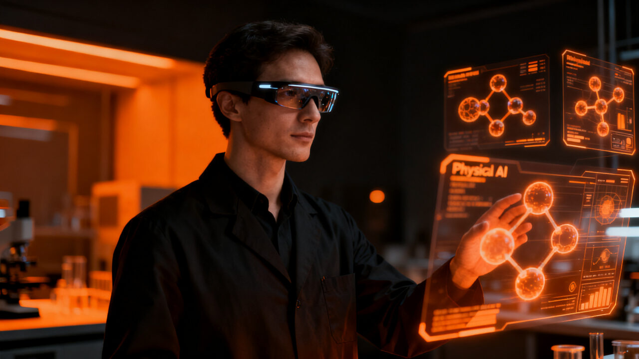 Startup de IA Dimenso captando inversión para automatización de laboratorios con gafas inteligentes.