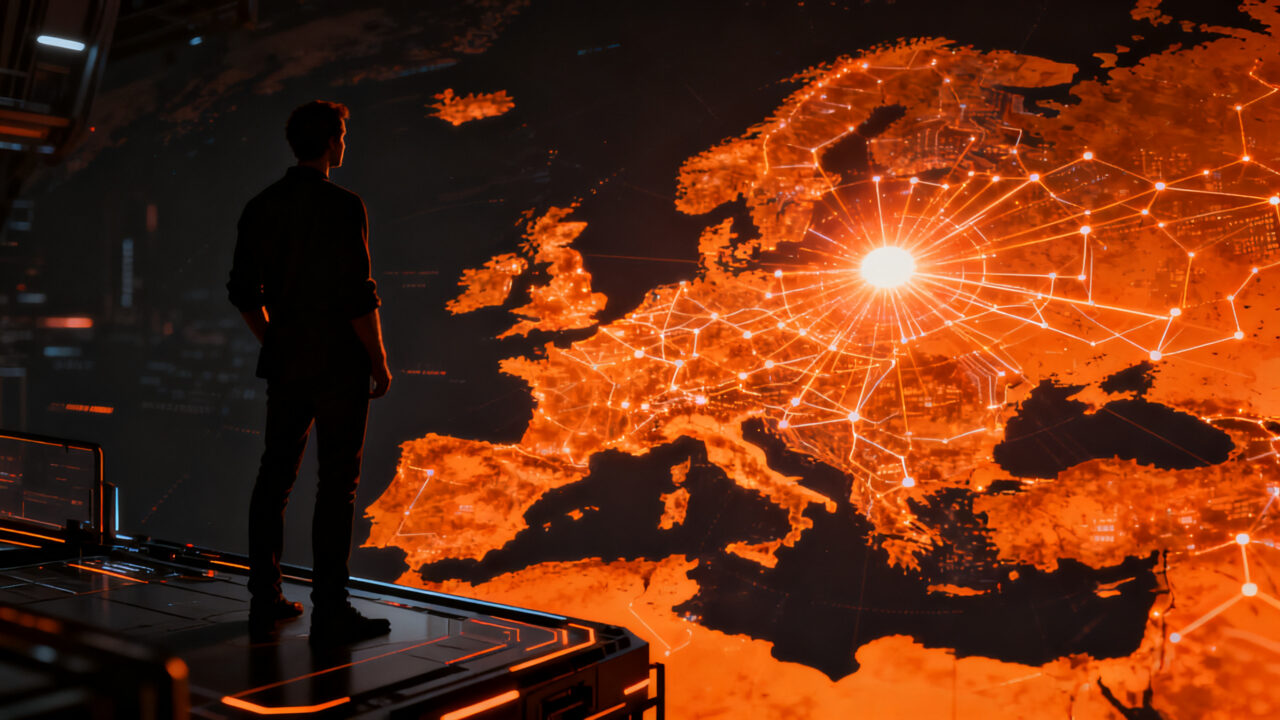 Dominio de Cloudflare en la infraestructura web europea, mostrando el impacto de los CDN en la resiliencia de las startups.