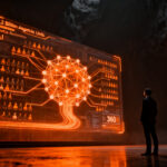 Representación visual de agentes de IA en Dreamforce 2026, destacando el impacto de Agentforce y la evolución de la infraestructura empresarial.
