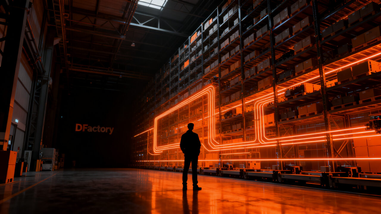 Integración de sistemas de automatización logística AutoStore por Element Logic en DFactory Barcelona para la industria 4.0.