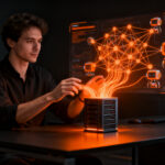Plataforma de inteligencia artificial open source ENZO con agentes locales y control de datos privados.