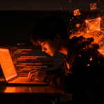 Estudiante utilizando inteligencia artificial para tareas académicas, representando los retos de la integridad académica y los detectores de IA en el sector EdTech.