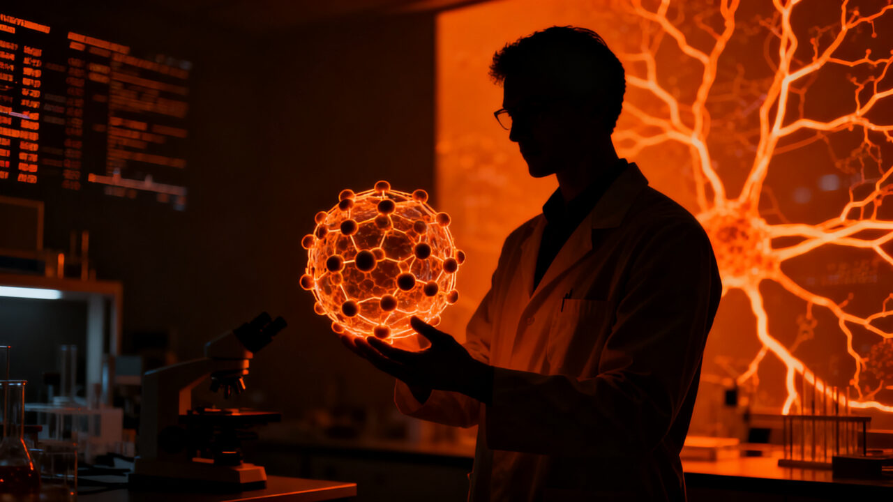 Investigación científica de la startup biotech argentina Exomas para el tratamiento del Parkinson mediante exosomas.