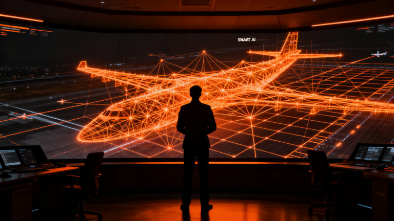 Sistema de Inteligencia Artificial SMART de la FAA para optimizar el control de tráfico aéreo y reducir demoras en la aviación.