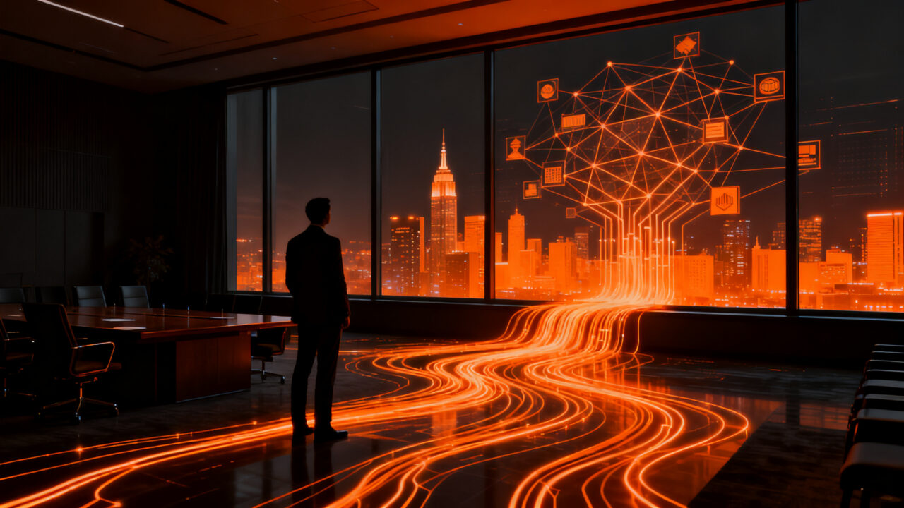 Inversión de fondos soberanos del Golfo en Paramount y Warner, representando el impacto regulatorio de la FCC en el M&A global.