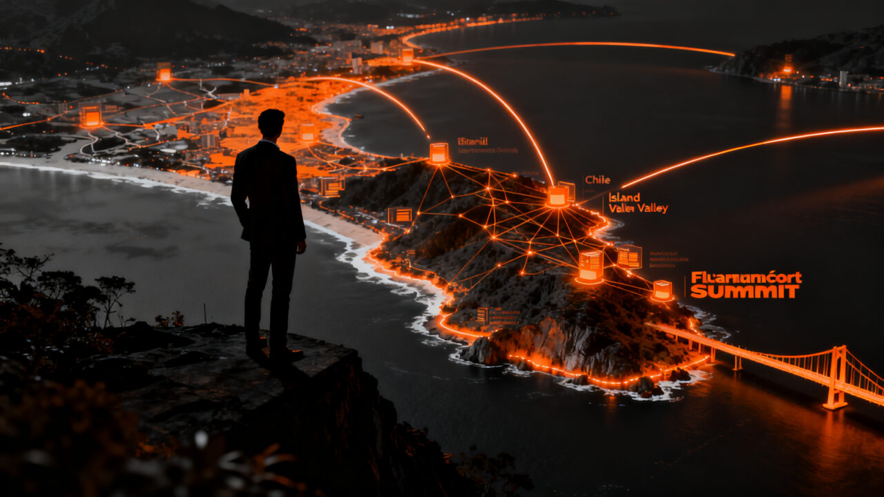 Emprendedores chilenos explorando el ecosistema tech de Florianópolis, el nuevo Island Valley para startups en Brasil.