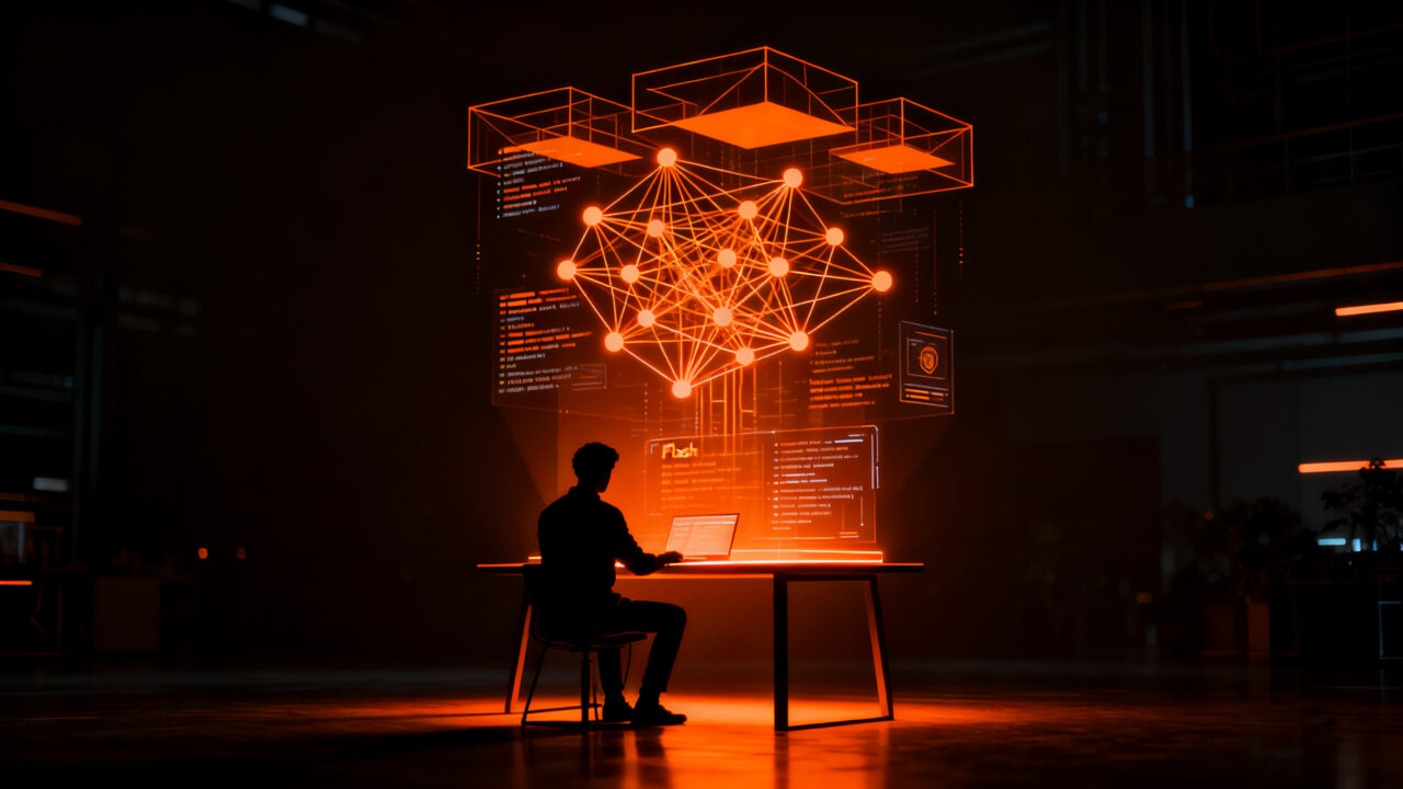 Desarrollador trabajando con Gemini 3.8 Flash para optimizar agentes de IA y seguridad en startups.
