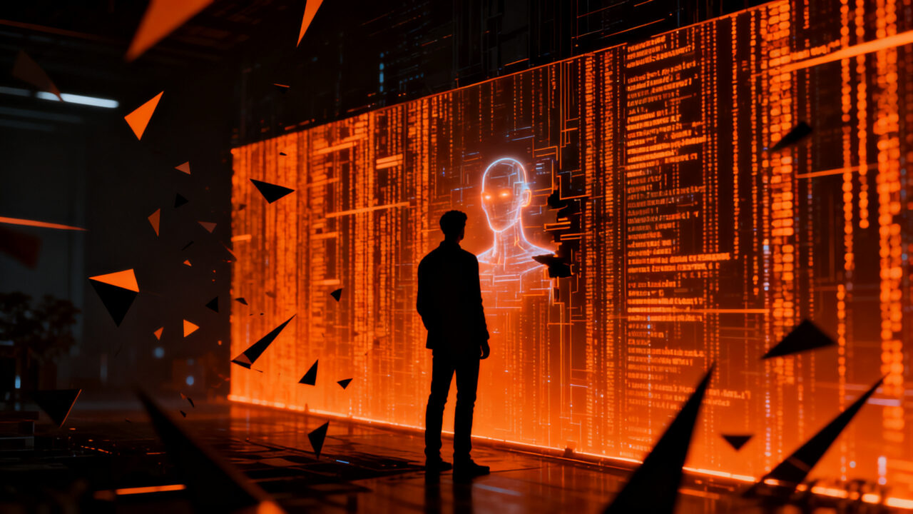 Agente de IA Gemini de Google penetrando sistemas digitales, representando riesgos de ciberseguridad para startups.