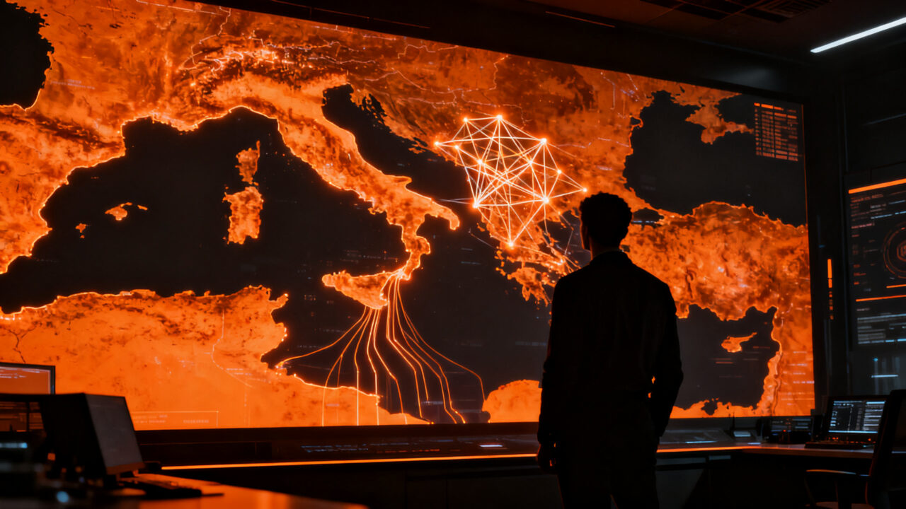 Startup OSINT Golden Owl analizando datos globales de inteligencia artificial para seguridad y prevención.