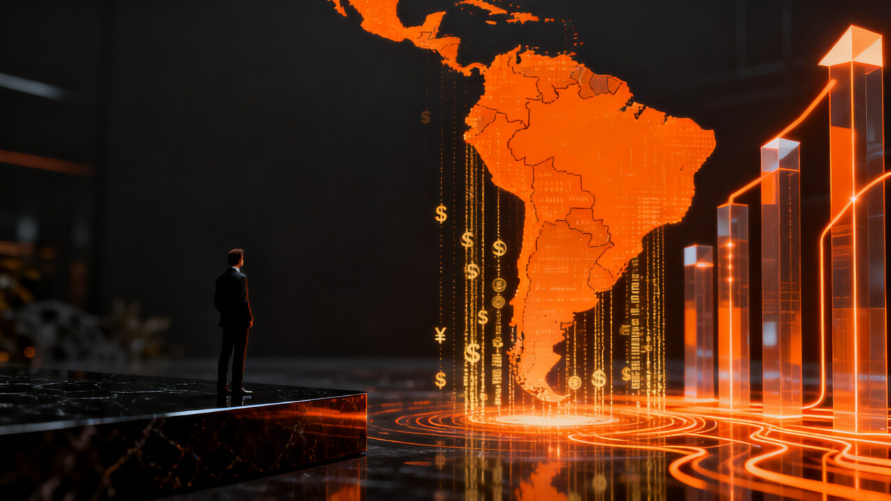 Estrategia de inversión de Goldman Sachs en mercados emergentes de Latinoamérica, analizando divisas como el real brasileño y el peso colombiano.