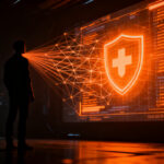 Especialista en desarrollo interactuando con la arquitectura de la nueva IA Gemini 3.8 Flash Cyber para ciberseguridad y coding.