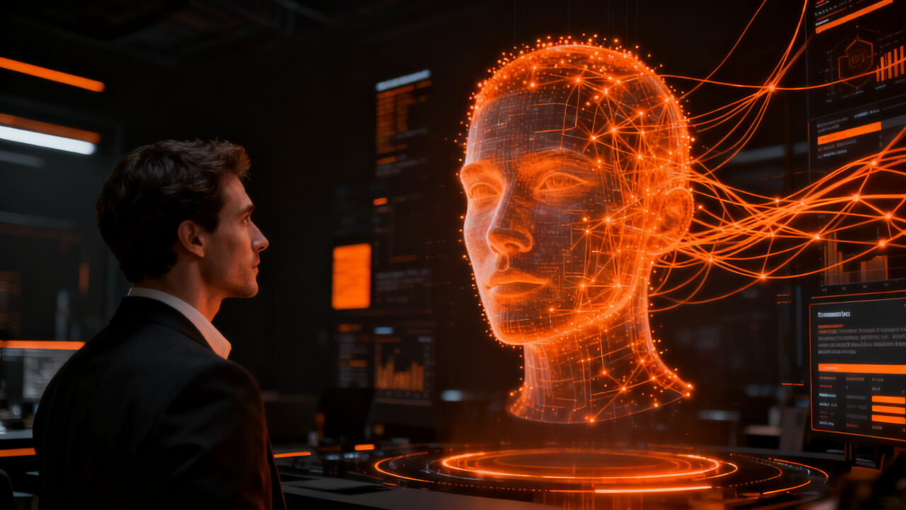 Avatar de IA de Google Gemini Live interactuando en tiempo real para atención al cliente empresarial.
